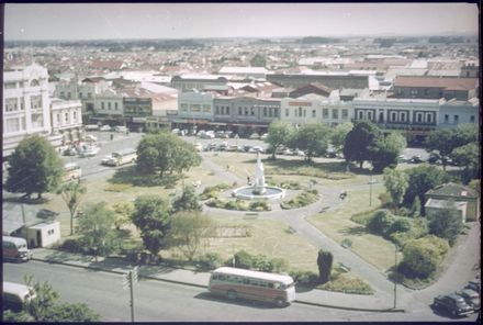 View of The Square from Hopwood Clock Tower - Coleman Mall