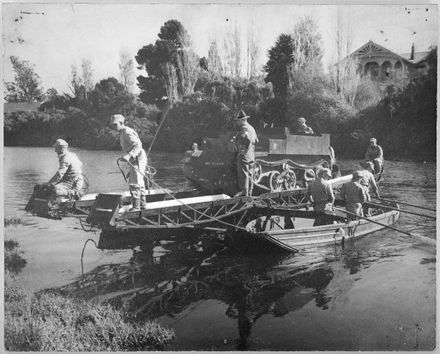 Army exercise, Hokowhitu Lagoon