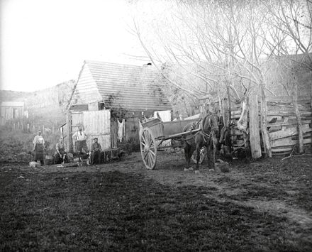 Butchers Outside 'Old Feilding Slaughter-house'