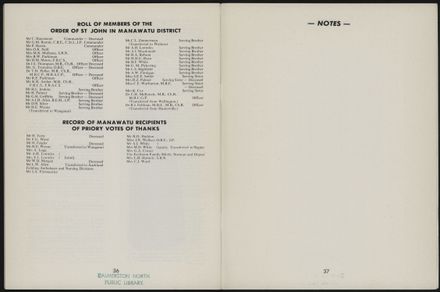 History of the St John Ambulance Association Manawatu, 1900-1975 20