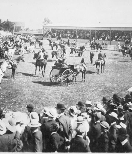 Parade in the Main Ring, Manawatu and West Coast Agricultural and pastoral Association Show, Palmerston North Showgrounds