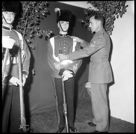 "Old and the New" Army Uniforms Display