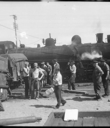 Derailment in Palmerston North Railway Yard