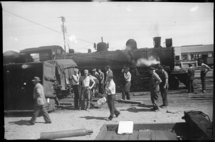 Derailment in Palmerston North Railway Yard