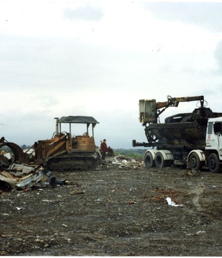 Trucks at Awapuni Landfill