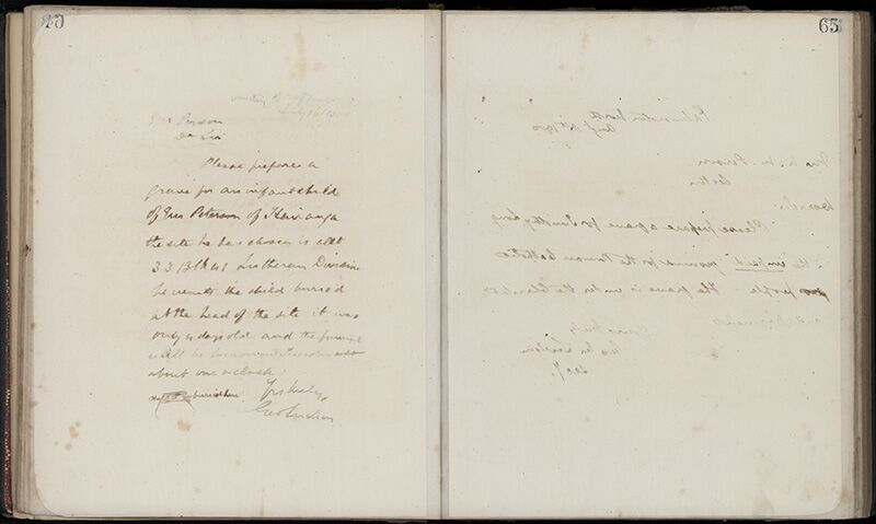 Outwards Correspondence of the Palmerston North Cemetery Trustees, 1898 -1902 92