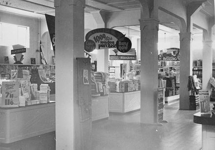 Interior of Garners department store, Broadway