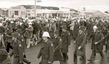 Anti-Apartheid and anti-Tour protest