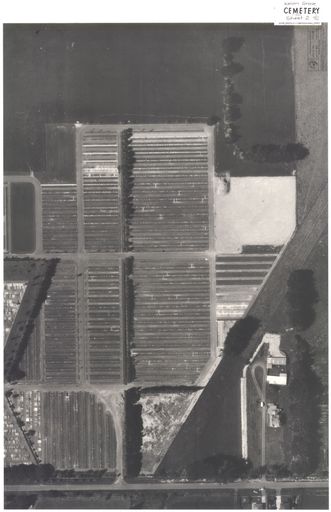 Aerial Map, 1986 - Kelvin Grove Cemetery