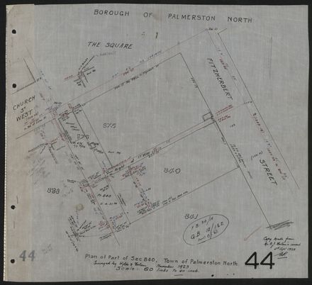 Survey Plans (subdivisions) 1902 - 1939