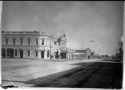 Looking up Rangitikei Street from The Square