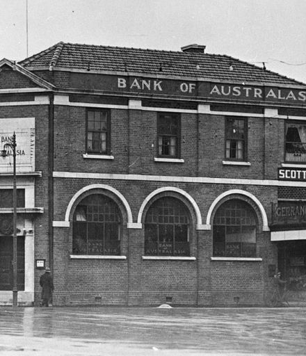 Bank of Australasia, corner of The Square and Broadway.