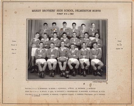 Marist Brothers' High School Rugby team - First Fifteen
