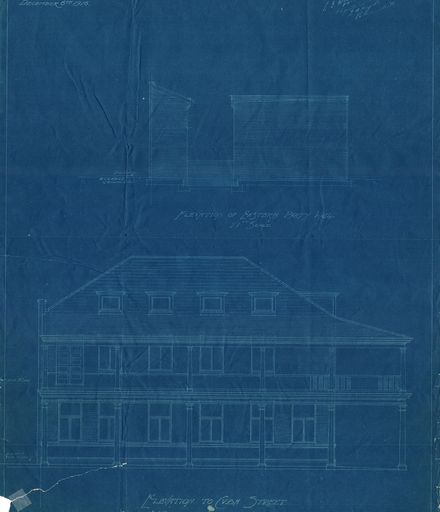 Soldiers' Club Building - Plan of Roof, 1916