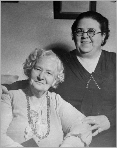 Mrs. Ellen (Nell) Wood and Mrs Ethel May Wood