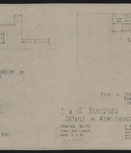 Architectural Plans of T & G Building, Broadway Avenue, Palmerston North