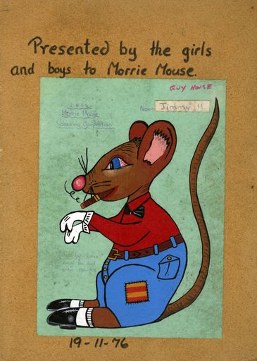 Morrie the Mouse colouring competition