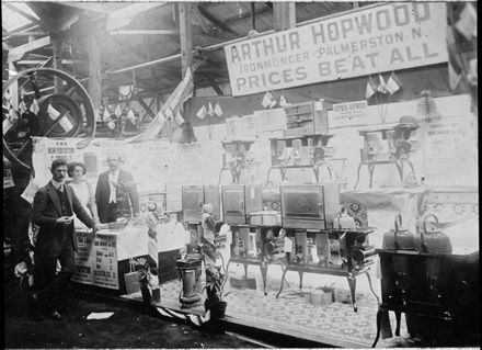 Arthur Hopwood's Ironmonger display at an A&P Show