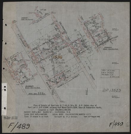 Survey Plans (subdivisions) 1938 - 1951