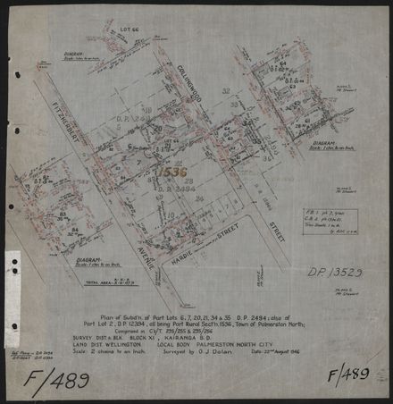 Survey Plans (subdivisions) 1938 - 1951