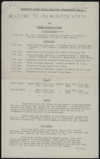 Cherry Blossom Sunday Schedule 1