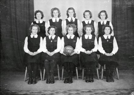 'A2' Basketball Team, Palmerston North Girls High School