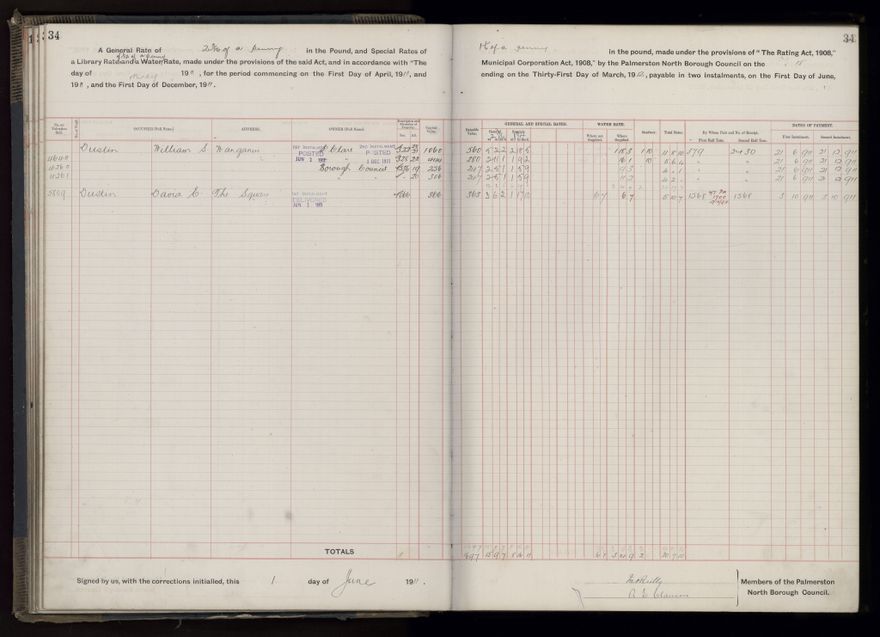 Rate book, 1911-1912 - 2021Pa_PNCC2-23-2-V19_034000-0037