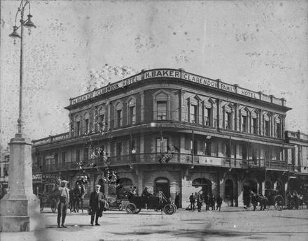 Clarendon Hotel, corner of Rangitikei Street and The Square