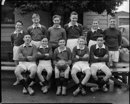 Second XI Soccer Team, Palmerston North Technical High School