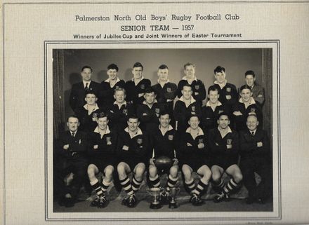Palmerston North Old Boys' Rugby Football Club - Senior Team - 1957