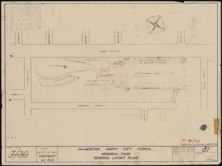 Memorial Park plans - general layout