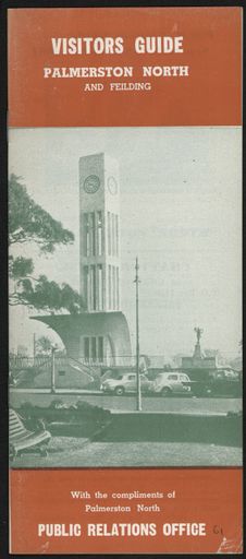 Visitors Guide Palmerston North and Feilding: September-November 1961