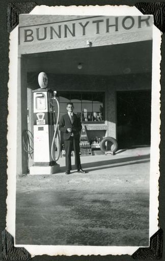 Leslie Weston-Webb at Bunnythorpe Garage