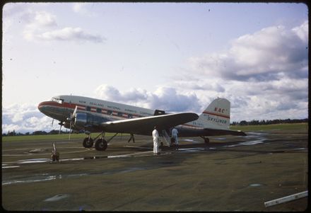 Airplane on Runway at Milson Airport