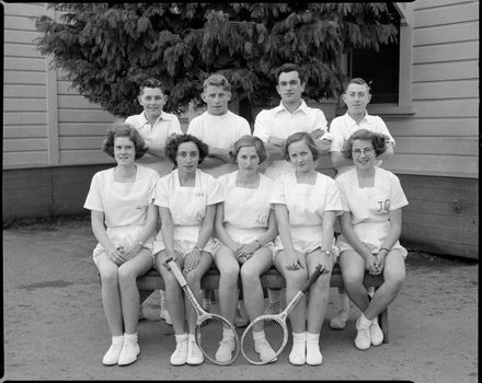 Tennis Team, Palmerston North Technical High School