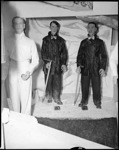 "Festival Wax Works" - Edmund Hillary and Tensing Norgay