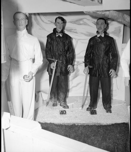 "Festival Wax Works" - Edmund Hillary and Tensing Norgay