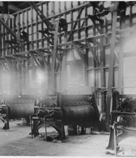Interior of dried milk factory, Bunnythorpe