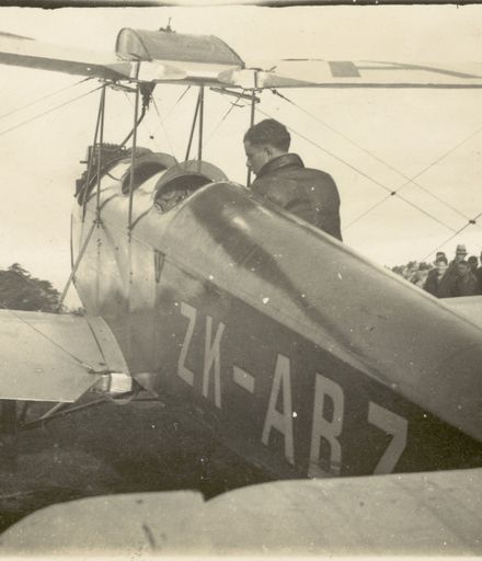 ZK-ABZ Airplane in Palmerston North, c1922-1923