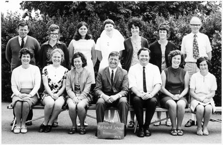 Ashhurst School, Staff Photograph, 1971