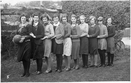 Ashhurst School, Basket Ball Team