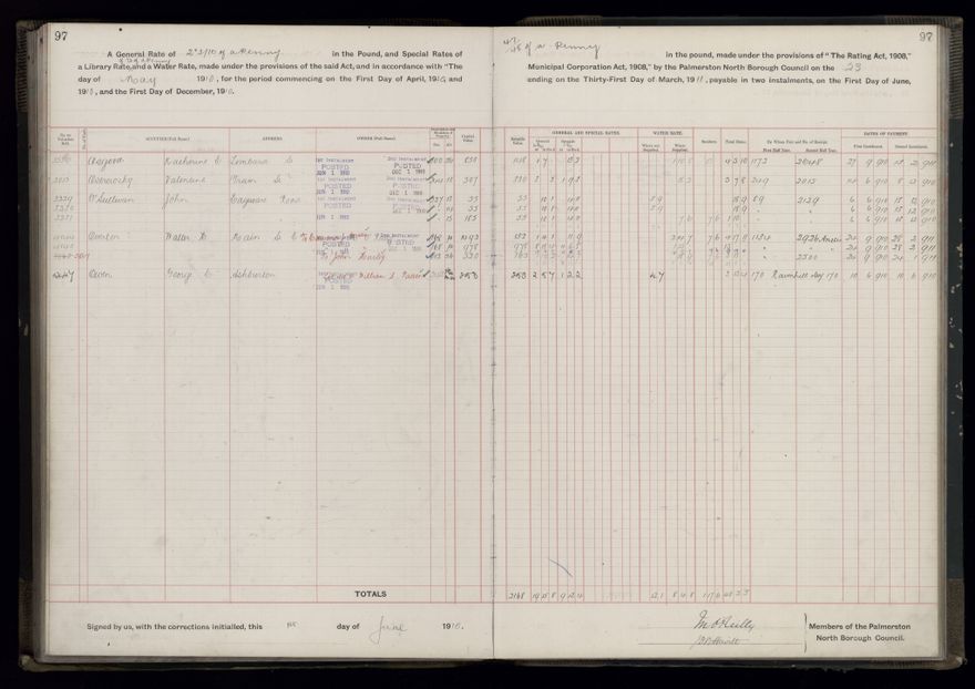 Rate book, 1910-1911 - 2021Pa_PNCC2-23-2-V18_033999-0100
