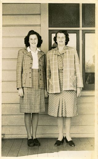 Zona Broughton and her mother, Alison Broughton