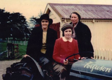 Win and Patricia Reesby with Hannah Parker