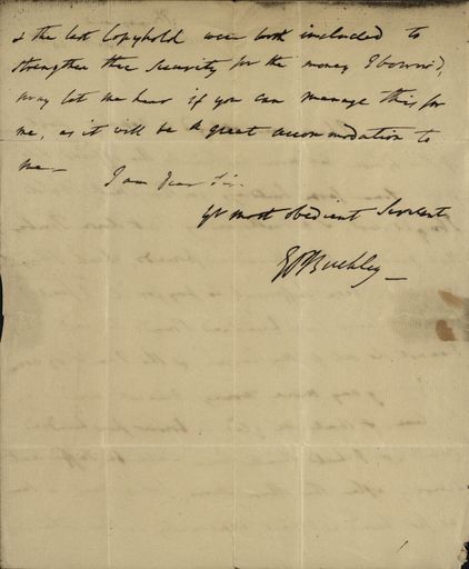 Page 2: Letter addressed by Lord Palmerston, written by E P Buckley