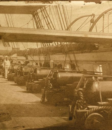 Deck of the HMS Pelorus