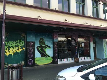 Youth Space completed mural