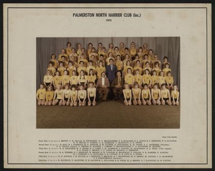 Palmerston North Harrier Club (Inc.) 1975
