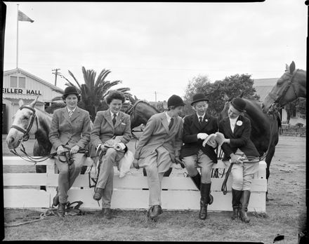 "Interested Spectators" Watching Equestrian Events at Royal Show