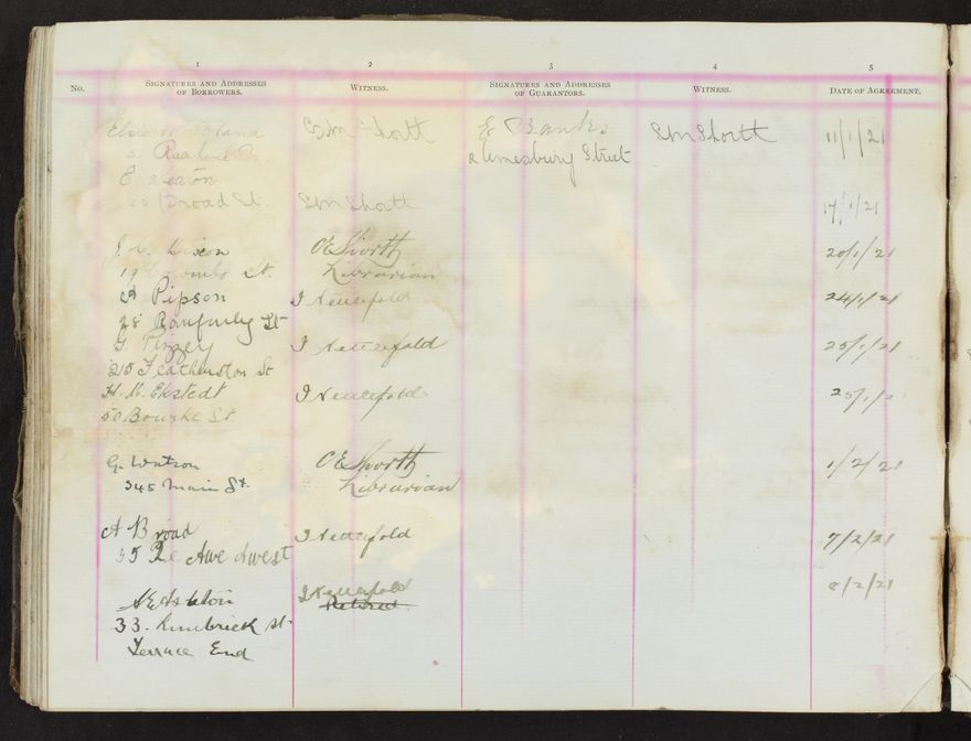 Register of Subscribers [Library] - 99